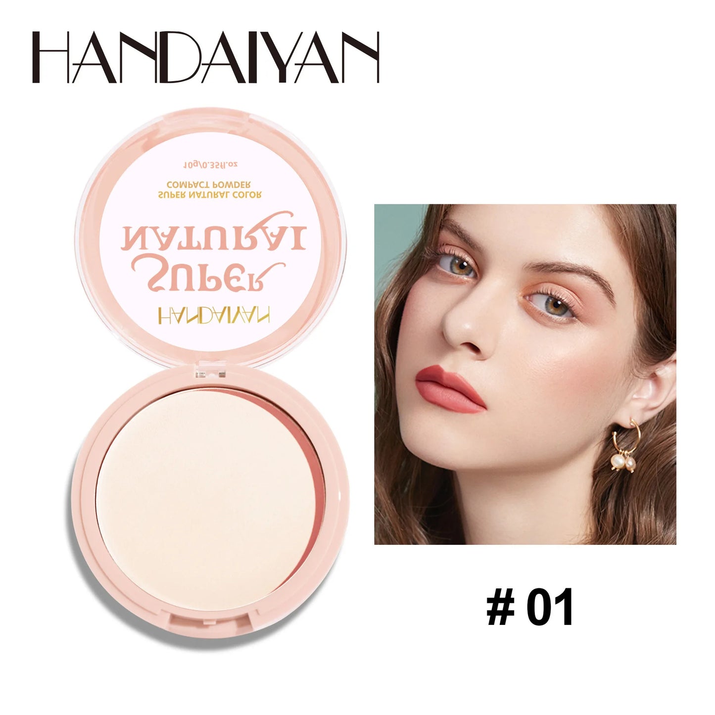 8-Color Matte Pressed Powder – Full Coverage, Oil Control & Waterproof