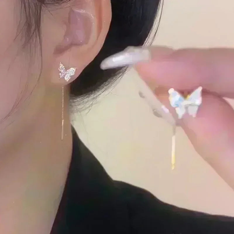 Geometric Rhombus Double Layer Combination Design Earrings For Women Simple Fashion Daily Accessory Party Jewelry Birthday Gifts
