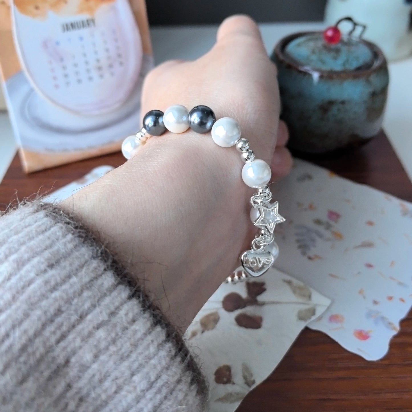925 Sterling Silver Bracelet Bangle Simple Green Leaf Elegant Nature For Woman Girl Fashion Jewelry Gift Dropship Wholesale