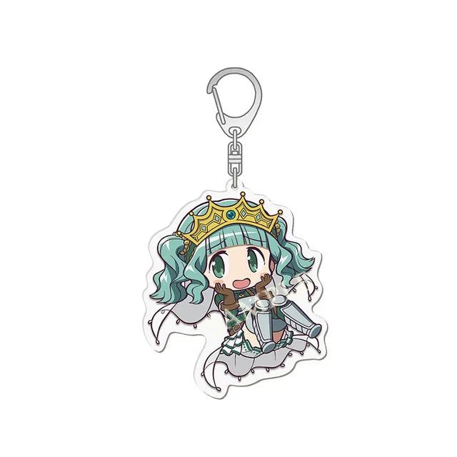 Anime Puella Magi Madoka Magica Keychain Kaname Akemi Homura Miki Sayaka Tomoe Mami Kyoko Key Chain Ring For Fans Gifts Jewelry