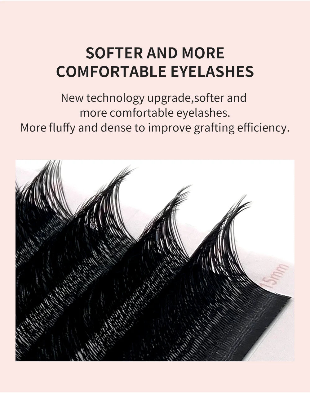 NATUHANA 3D W Shape Eyelash Extensions – Premade Volume Fan Faux Mink Lashes