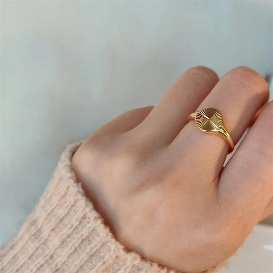 Fashion Ring 316L Stainless Steel Ring Anillo Ringen Mujer Women Rings Bague Couple Matching Jewlery Fashion Gifts Do not fade