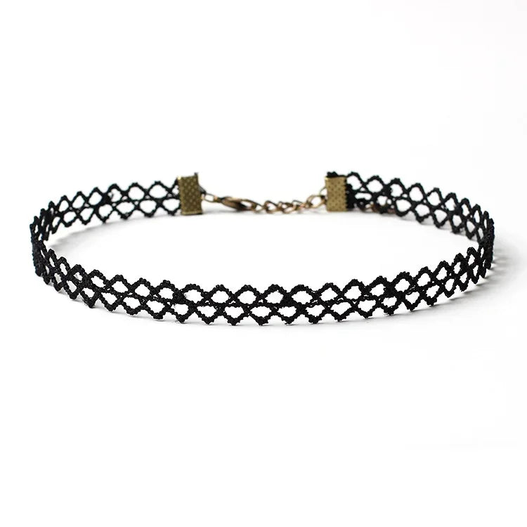 Women’s Gothic Velvet Necklace – Sexy Korean Fashion Lace Choker