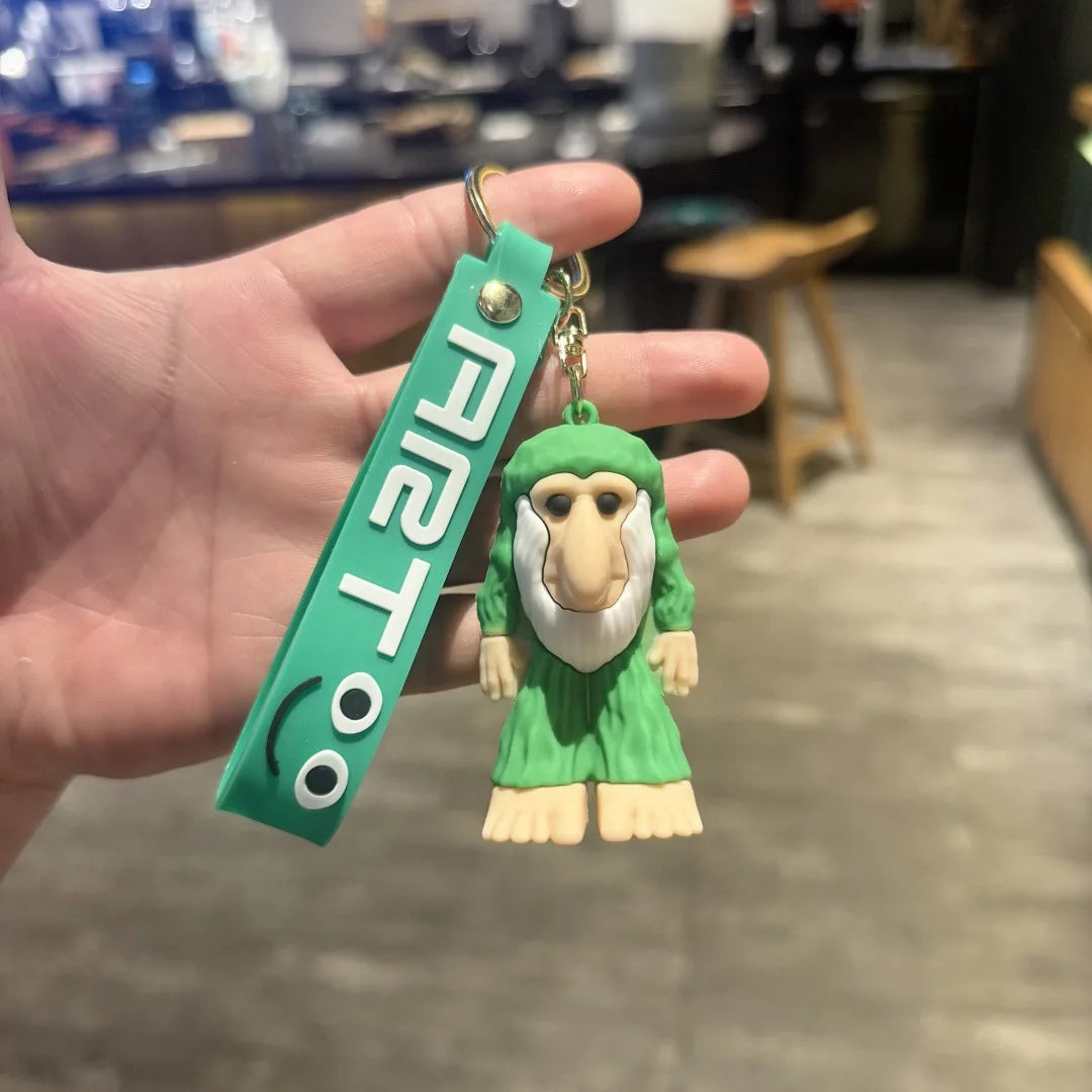 Italian Brainrot Animals Keychains for Accessories Funny Sigma Skibidi Rizz Cat Silly Meme Keyrings Fans Friends Gifts Wholesale