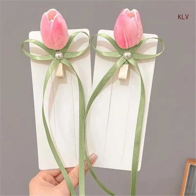 Fashionable Flower Fabric Hair Clip Uniuqe Headwear Hair Accessory Hiarpin For Adding Sophistication To Your Look