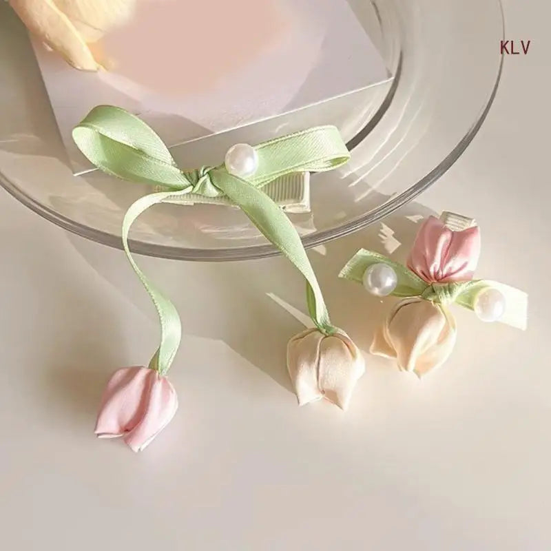 Fashionable Flower Fabric Hair Clip Uniuqe Headwear Hair Accessory Hiarpin For Adding Sophistication To Your Look