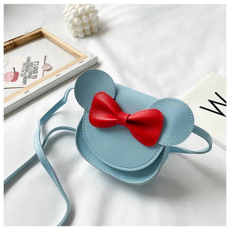Disney Cartoon Messenger Bag Cute Mouse Mouse Styling Mini Shoulder Bags for Girls Fashion Small Crossbody Bag