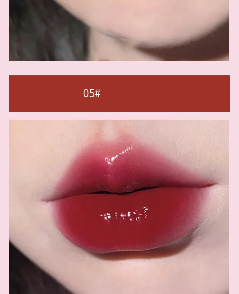 Korean Lip Gloss – Crystal Jelly Liquid, Plumping & Moisturizing Lipstick