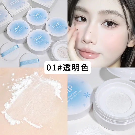 Matte Translucent Loose Powder Waterproof Oil-control Full Coverage Face Makeup Setting Finish Powder Korean Makeup Cosmetics