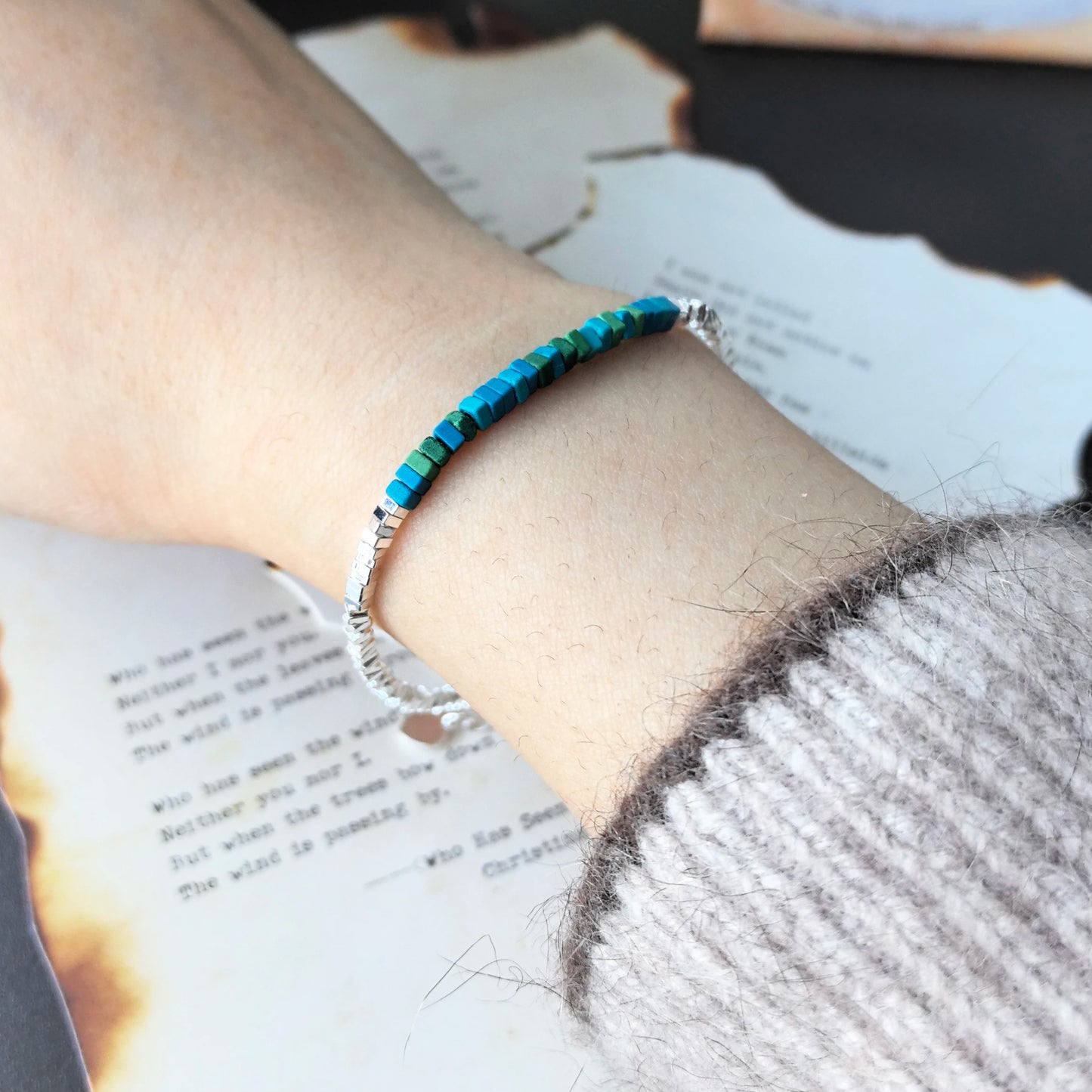 925 Sterling Silver Bracelet Bangle Simple Green Leaf Elegant Nature For Woman Girl Fashion Jewelry Gift Dropship Wholesale