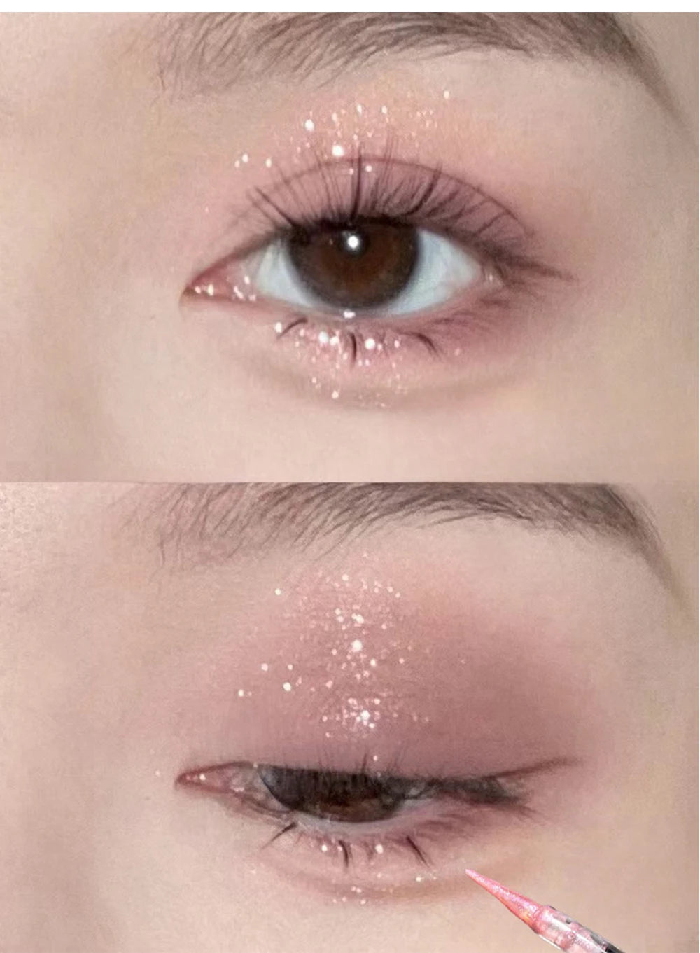 Liquid Eyeshadow Pearlescent Shimmer Silkworm Glitter Eyes Korean Makeup Fine Sparkling Eye Shadow Eyeliner Highlighter Cosmetic