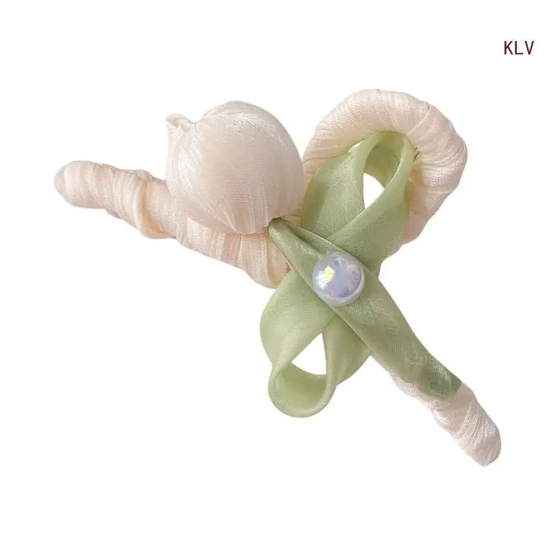 Fashionable Flower Fabric Hair Clip Uniuqe Headwear Hair Accessory Hiarpin For Adding Sophistication To Your Look