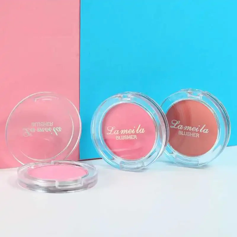 Blush Waterproof Sweat-proof Blusher Natural Monochrome Blush Palette Long-lasting Face Contour Natural Makeup Women Girls