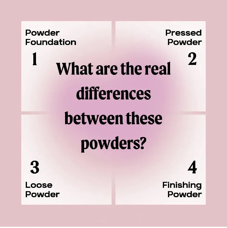 MLSIMLE 4 COLORS Natural Shimmer Pearl Setting Powder Contouring Highlighting Waterproof Sweat-proof Oil-control Makeup Powder