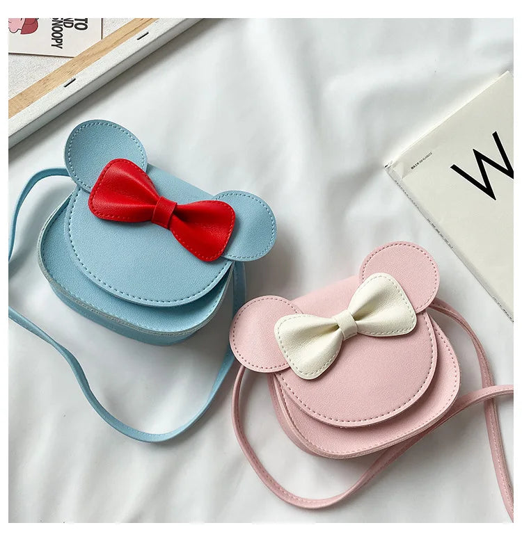 Disney Cartoon Messenger Bag Cute Mouse Mouse Styling Mini Shoulder Bags for Girls Fashion Small Crossbody Bag