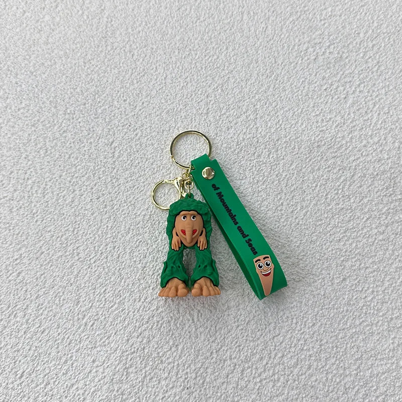 Italian Brainrot Animals Keychains for Accessories Funny Sigma Skibidi Rizz Cat Silly Meme Keyrings Fans Friends Gifts Wholesale