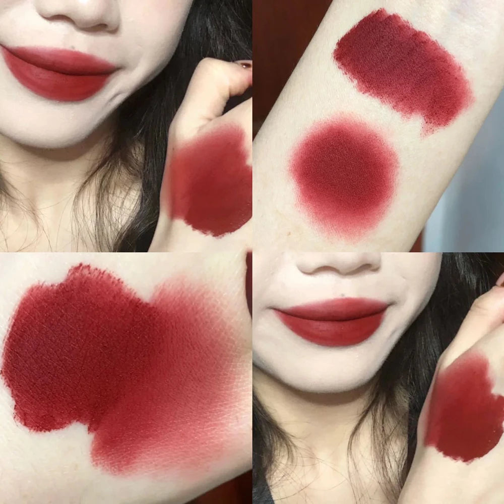 Little Bear Crystal Frozen Strawberry Glossy Lip Glaze Mirror Whitening Nude Doodle Lip Korean Makeup Y2K Cosmetics Lipsticks