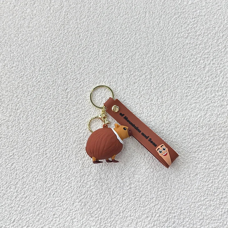 Italian Brainrot Animals Keychains for Accessories Funny Sigma Skibidi Rizz Cat Silly Meme Keyrings Fans Friends Gifts Wholesale
