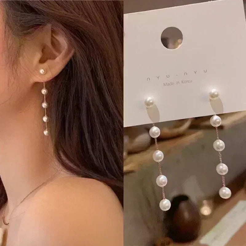 Geometric Rhombus Double Layer Combination Design Earrings For Women Simple Fashion Daily Accessory Party Jewelry Birthday Gifts