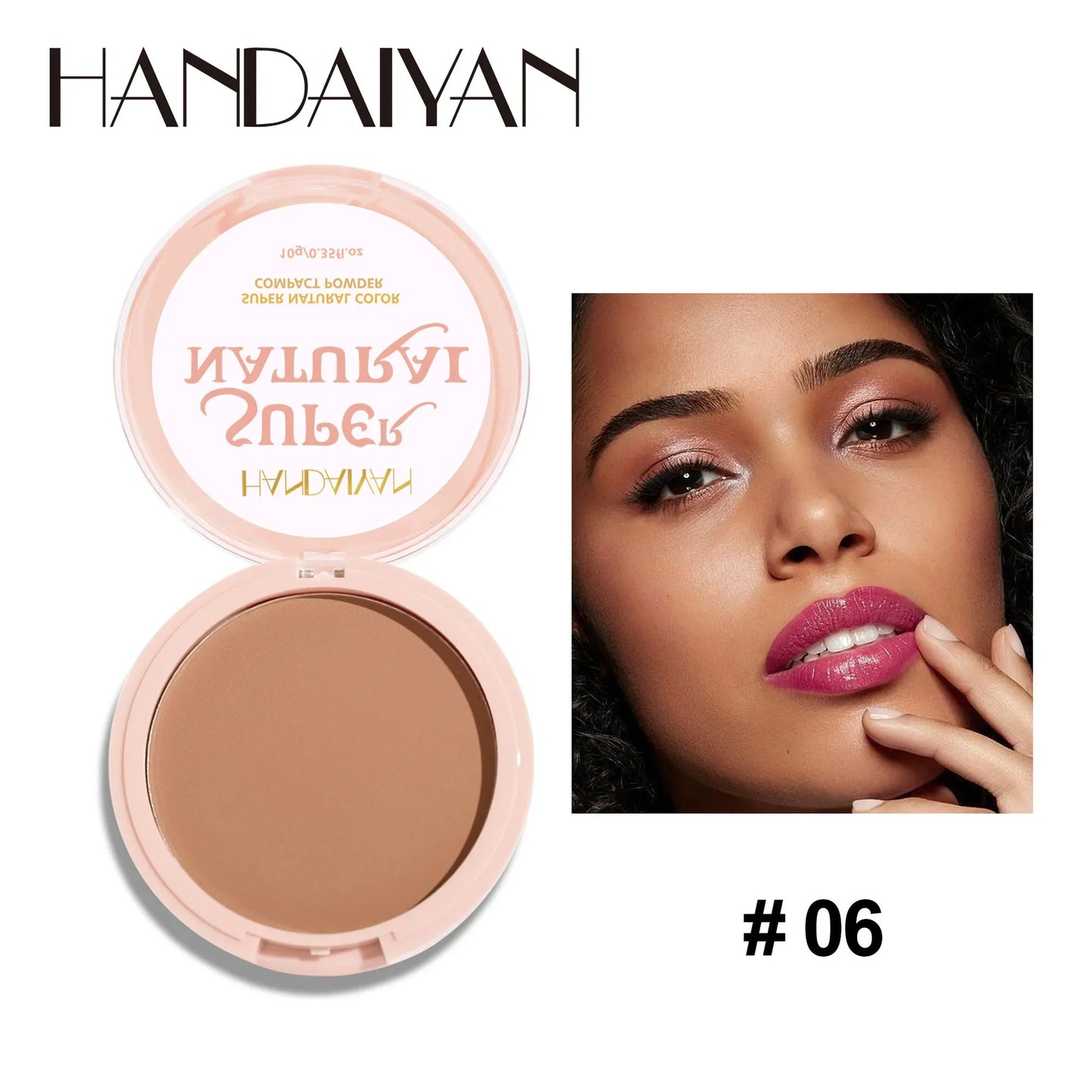 8-Color Matte Pressed Powder – Full Coverage, Oil Control & Waterproof