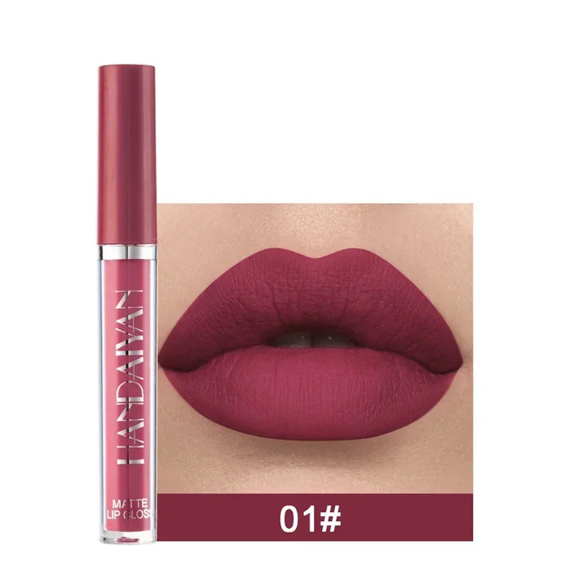 HANDAIYAN Matte Lipstick Set – 1/6 PCS Waterproof, Long Lasting & Non-Stick