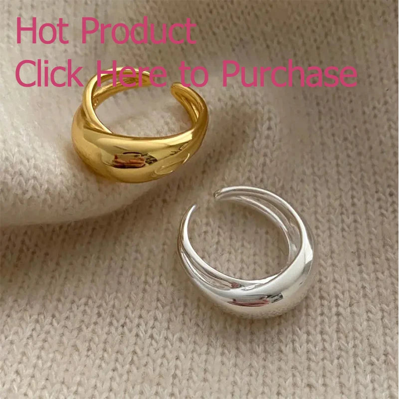 PANJBJ 925 Sterling Silver Pearl Irregular Ring for Women Shell Overlapping Hollow Sweet Design Jewelry Gift Dropshipping