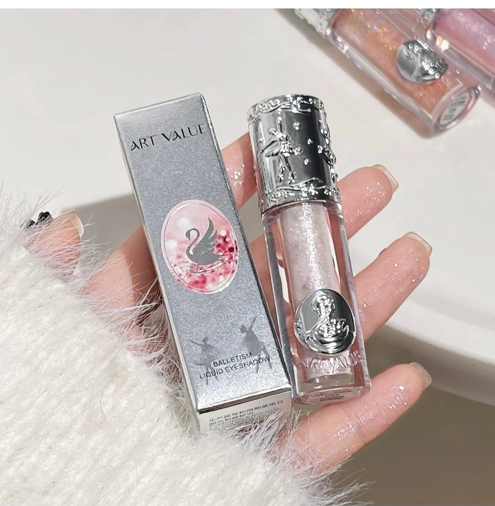 Liquid Eyeshadow Pearlescent Shimmer Silkworm Glitter Eyes Korean Makeup Fine Sparkling Eye Shadow Eyeliner Highlighter Cosmetic