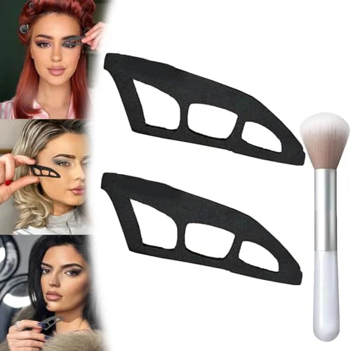 1/2PC Eye Makeup Tool Novice Beauty Assistant With Makeup Brush Universal Eye Shadow Makeup Eyeliner Tools,quick Makeup Template