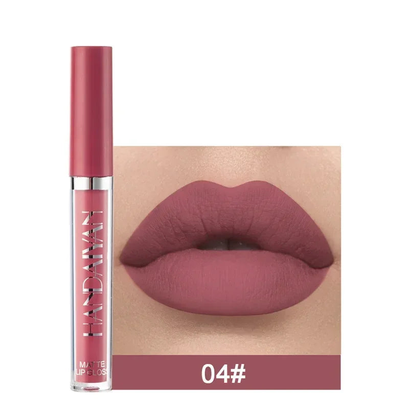 HANDAIYAN Matte Lipstick Set – 1/6 PCS Waterproof, Long Lasting & Non-Stick