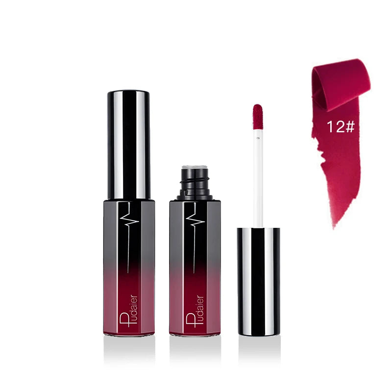36 Colors Matte Liquid Lipstick Makeup Waterproof Lip Gloss Tint Brillo Labial Cosmetic Rouge A Levre Mat Lip Gloss