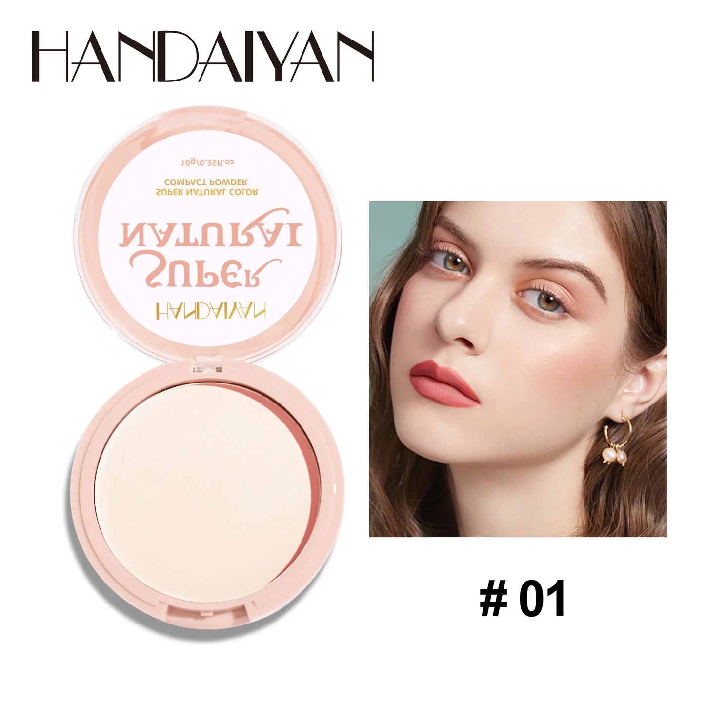 8-Color Matte Pressed Powder – Full Coverage, Oil Control & Waterproof