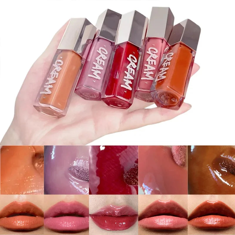 Fenty Beauty 9 Colors Colorful Lip Gloss Waterproof Liquid Lipstick Nude Pink Lips tint Makeup Lip Glaze Cosmetics Red Lip Stain