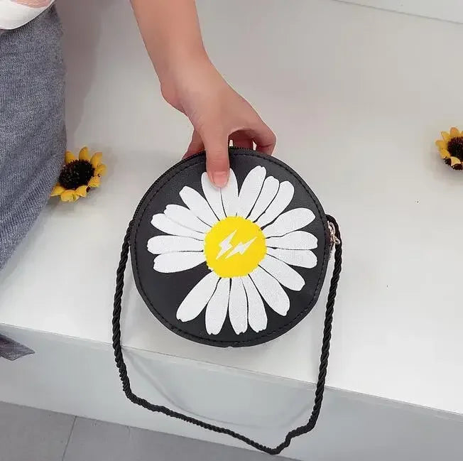 Cute PU Leather Children's Small Shoulder Bags Lovely Cartoon Baby Girls Coin Purse Handbags Princess Accessories Crossbody Bag