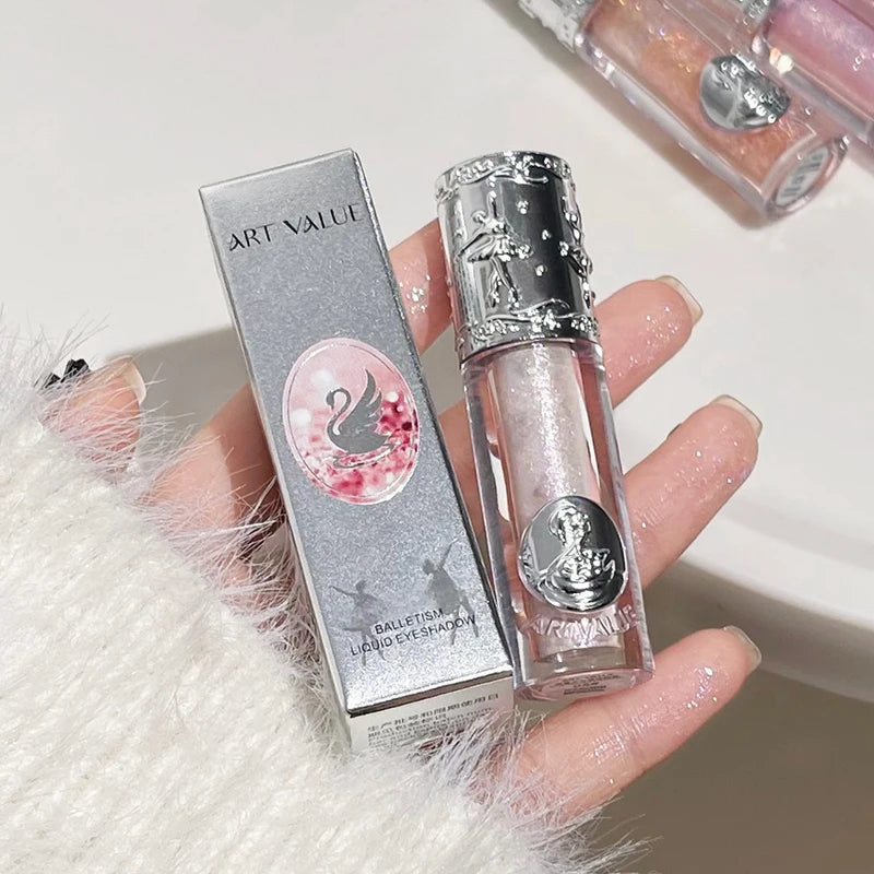 Liquid Eyeshadow Pearlescent Shimmer Silkworm Glitter Eyes Korean Makeup Fine Sparkling Eye Shadow Eyeliner Highlighter Cosmetic