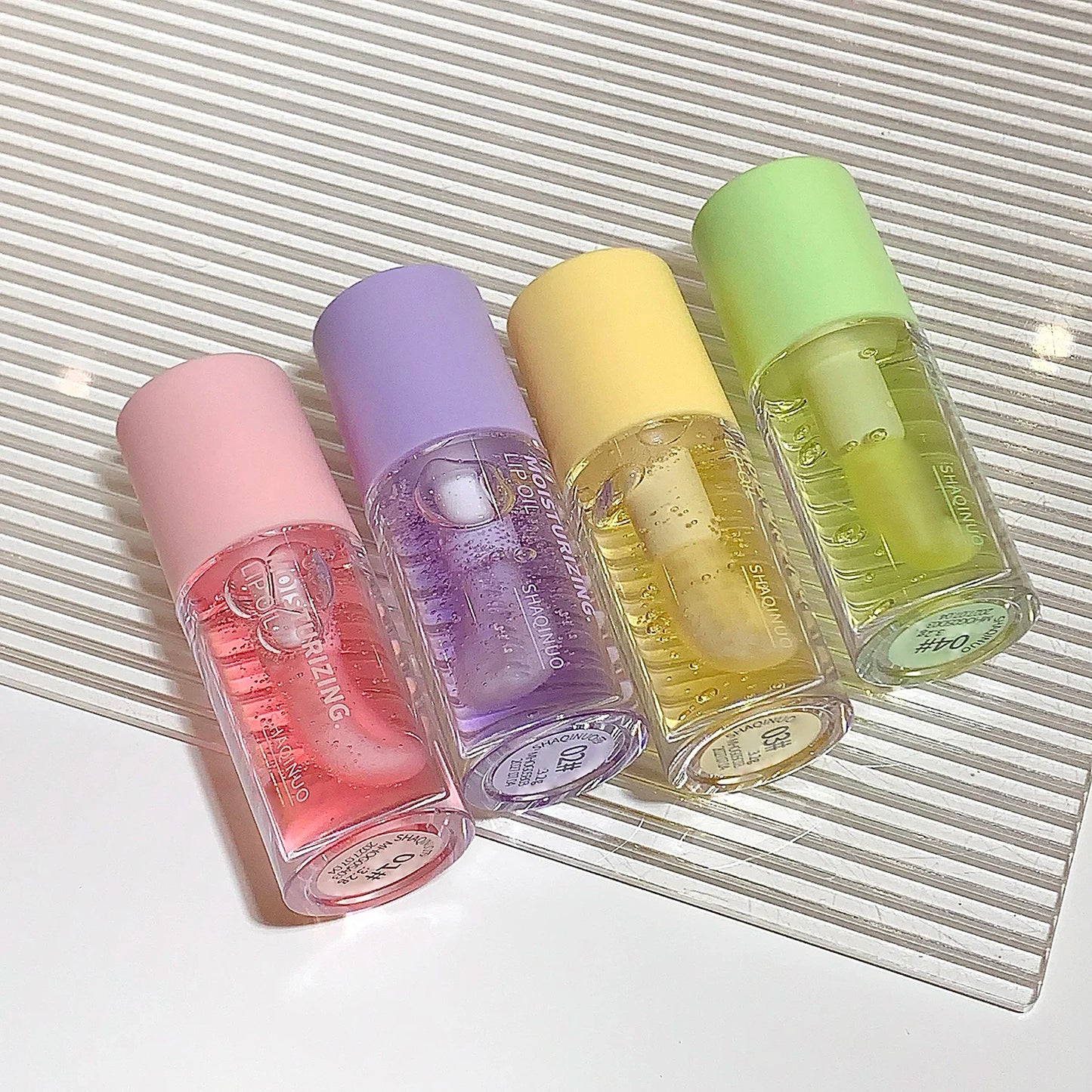 Korean Water Light Lip Gloss – Crystal Clear Jelly Oil for Hydrated Lips
