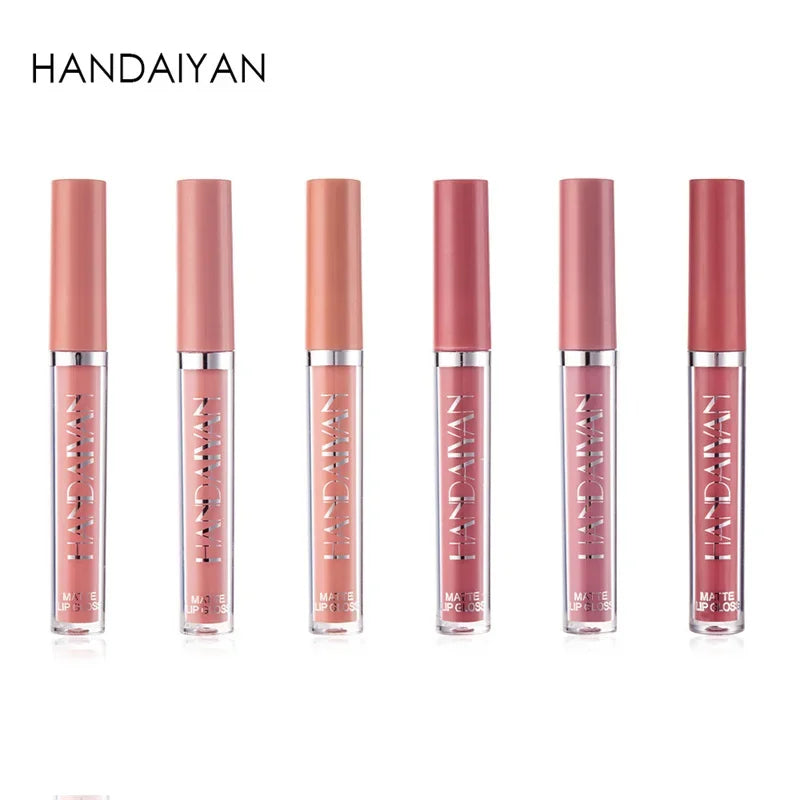 HANDAIYAN Matte Lipstick Set – 1/6 PCS Waterproof, Long Lasting & Non-Stick