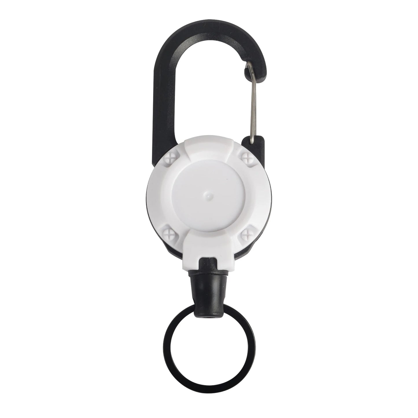 Retractable Heavy Duty Pull Reel Carabiner Key Chains Strong Steel Wire Rope Buckle Spring Key Ring Outdoor Sporty Keychain Tool