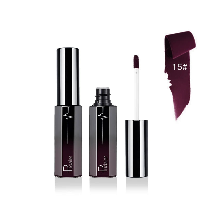 36 Colors Matte Liquid Lipstick Makeup Waterproof Lip Gloss Tint Brillo Labial Cosmetic Rouge A Levre Mat Lip Gloss