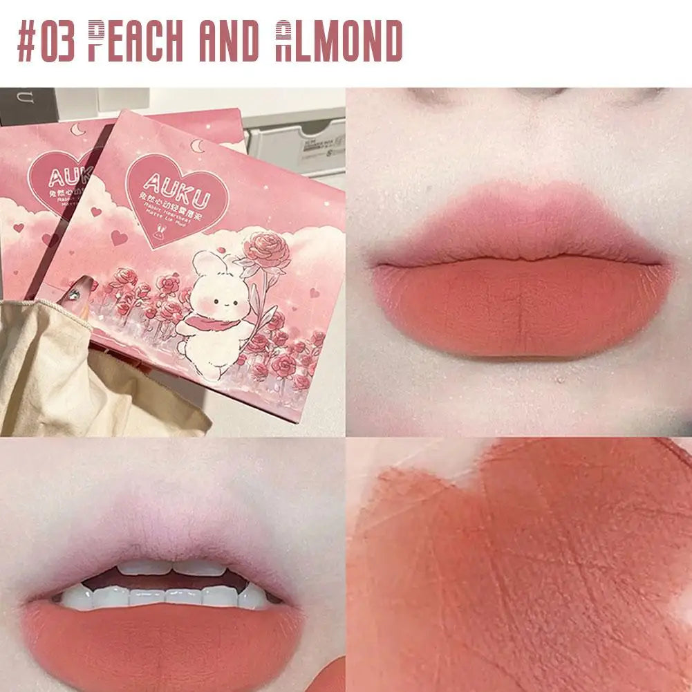 6 PCS Matte Lip Mud Waterproof Long Lasting Makeup Set For Women Lipsticks Set Free Shipping Korean Make Up Beauty Cosmetics