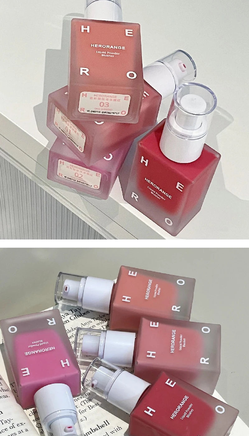 Melt Skin liquid blush monochrome matte Hold makeup Lift Color Korean young sister White Blush cream