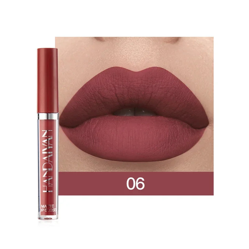 HANDAIYAN Matte Lipstick Set – 1/6 PCS Waterproof, Long Lasting & Non-Stick