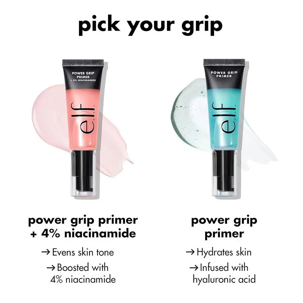 For Elf Power Grip Primer Gel-type Moisturizing Face Primer Firming Makeup Primer Light Texture Beauty Makeup Strong Primer 24ml