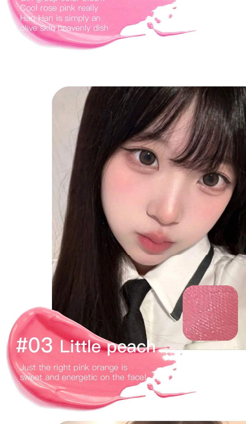 Melt Skin liquid blush monochrome matte Hold makeup Lift Color Korean young sister White Blush cream