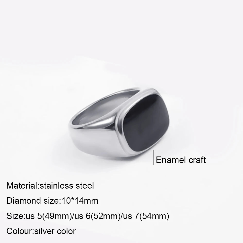 Fashion Ring 316L Stainless Steel Ring Anillo Ringen Mujer Women Rings Bague Couple Matching Jewlery Fashion Gifts Do not fade