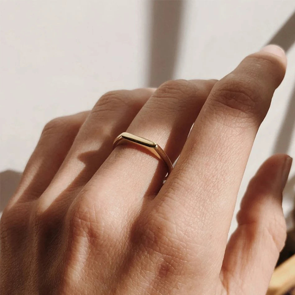 Fashion Ring 316L Stainless Steel Ring Anillo Ringen Mujer Women Rings Bague Couple Matching Jewlery Fashion Gifts Do not fade