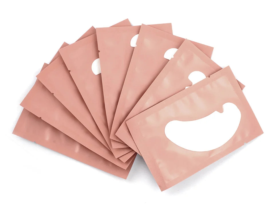 50pairs Eye Pads For Eyelash Extension Hydrogel Patches For Eyelashes U Shaped Gel Pads Lashes Extension Supplies Patches Makeup