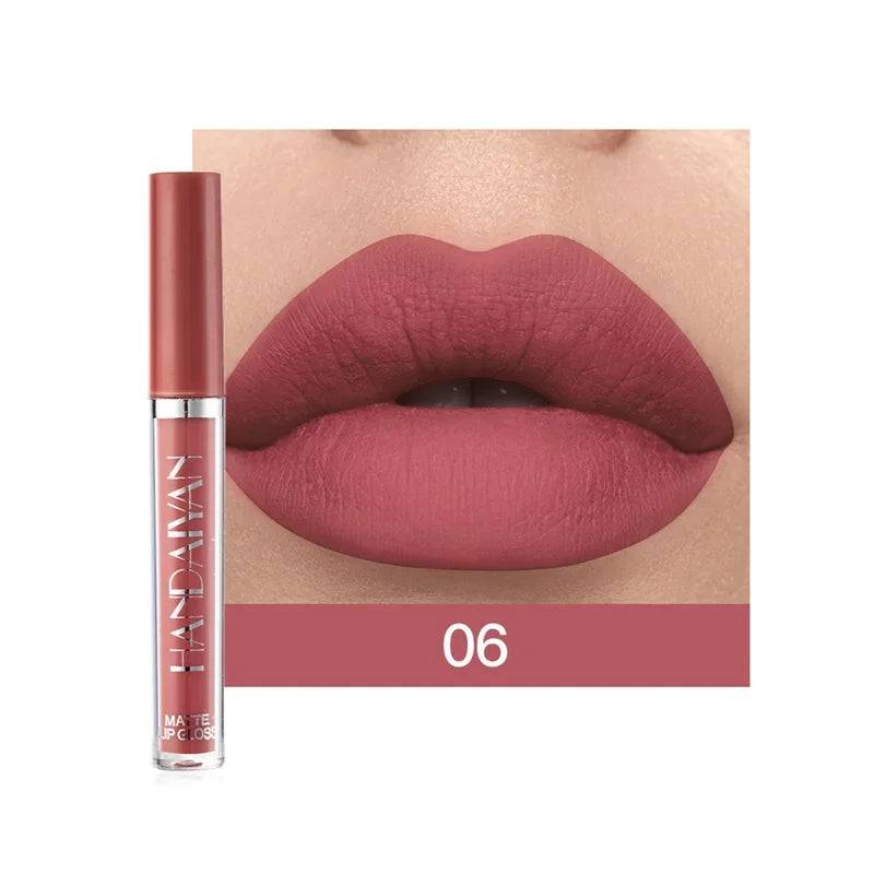 HANDAIYAN Matte Lipstick Set – 1/6 PCS Waterproof, Long Lasting & Non-Stick