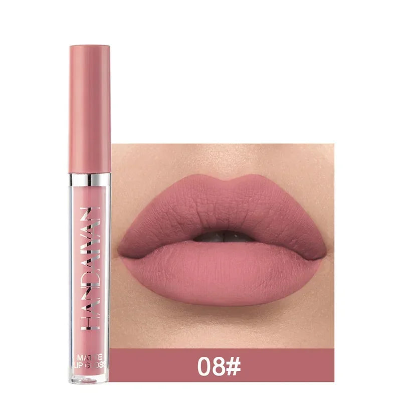 HANDAIYAN Matte Lipstick Set – 1/6 PCS Waterproof, Long Lasting & Non-Stick