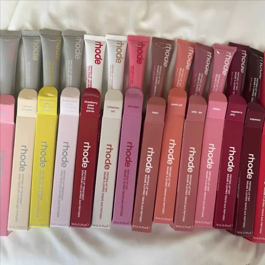 Rhodee Blusher Rouge Powder Pocket Blush Lip Gloss Cheek Hydrating Stick Natural Cream Lipstick Cheek Easy Apply Color Makeup