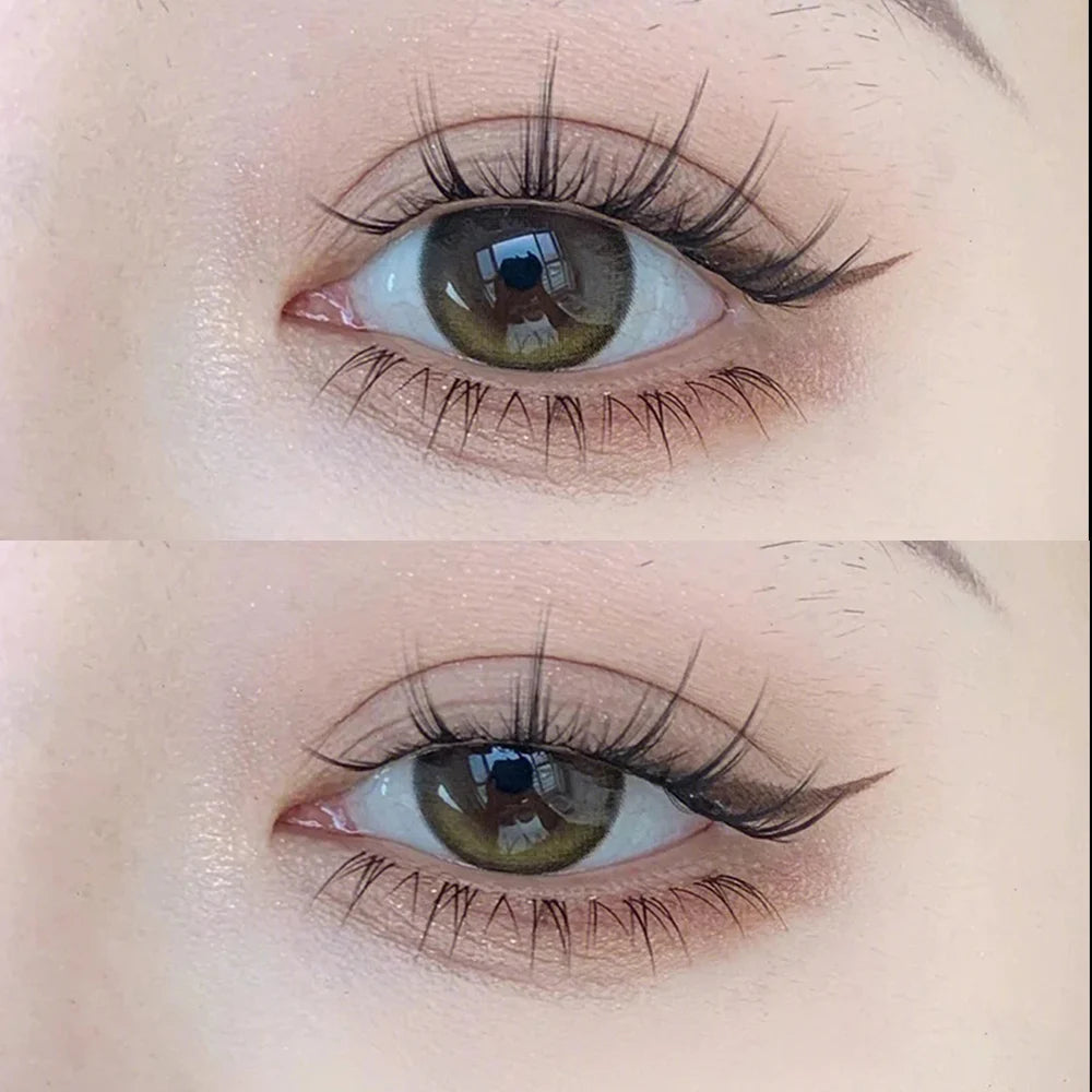 5 Pair Clear Band Lower Eyelashes Handmade False Eyelashes Bottom Lashes Natural Manga Lashes douyin makeup lash Extension